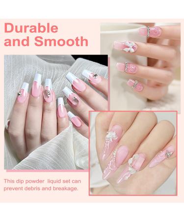 Lavender Violets Dip Powder liquid Set with Nail Primer Activator Base Top Coat High Glossy & Long Lasting Replacement Brushes Dipping Powder Nail Kit Essential Portability J781 Essential Kit - Buy Online on GoSupps.com