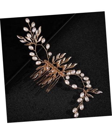 FRCOLOR Piece Hair Accessories for Women Wedding Alloy Hair Topper Pearl Hair Accessories for Women Hair Clip - Buy Online on GoSupps.com