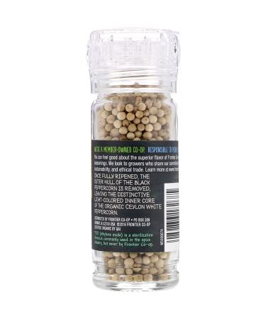 Organic White Ceylon Peppercorn Grinder - 2.08 oz | Frontier - Buy Online on GoSupps.com