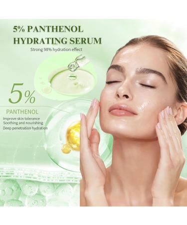 Panthenol Face Serum Niacinamide Serum Brightening Serum Hydrating Serum Korean Serum For Repair Dark Spot Corrector For Face Calming Serum Green Tea+Hyaluronic Acid Panthenol Cream - Buy Online on GoSupps.com