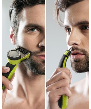 Replacement Attachments & Nose Hair Heads for Philips OneBlade QP2520/30 QP2620/30 - 4Pcs Set - Buy Online on GoSupps.com