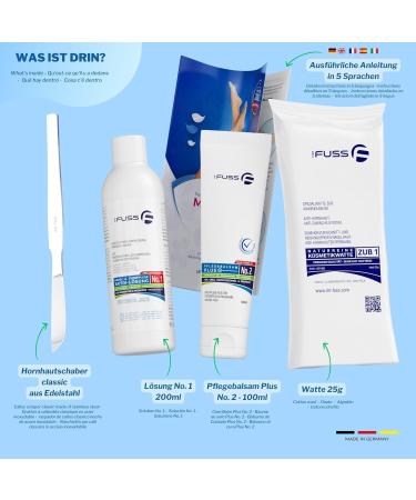 Mr. Fuss No.1 Advanced Pack Klein Nail Skin & Corn Removal 5 TLG - 100 ml Cotton Classic - Buy Online on GoSupps.com