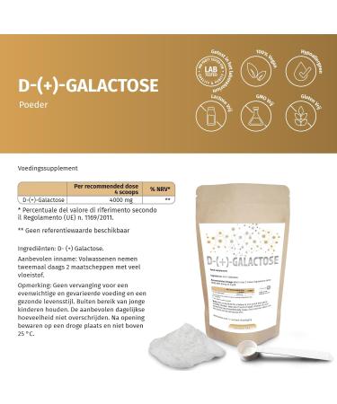 SVITA Manufaktur D+Galactose 1000g powder vegan glutenfree - Buy Online on GoSupps.com
