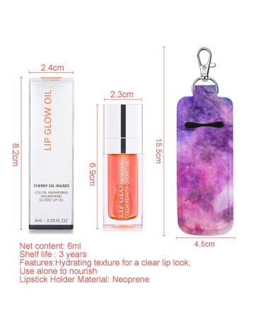 Amazfly Hydrating Lip Oil - Plumping Glossy Lip Balm for Long Lasting Nourishment and Shine - Pink Tinted Lip Care Treatment - Buy Online on GoSupps.com