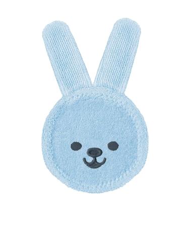Mam Oral Care Rabbit for Baby's First Oral Hygiene - Gentle Soft Microfiber Dental Care 0+ Months Blue - 1 Pack - Buy Online on GoSupps.com