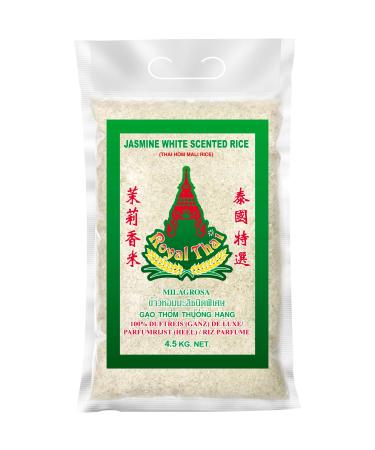 ROYAL THAI RICE - Long Grain Jasmine Fragrant Rice - 1 X 4.5 KG