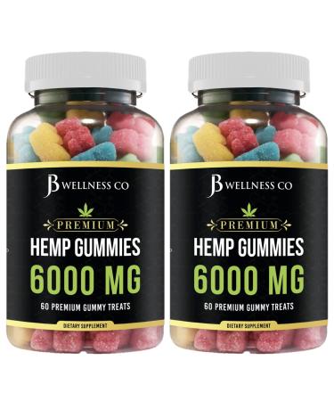 Hemp Gummies - Advanced Gummies - Relaxing Gummy with Hemp Oil 2-Pack