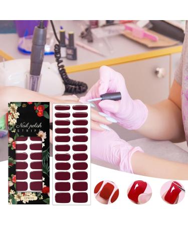  Generisch Set of 22 red gel nail protectors - Durable and waterproof - For manicures pedicures and autumn nail art - Buy Online on GoSupps.com