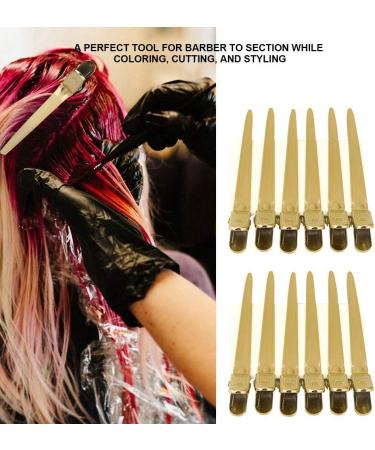 Hair Styling Clips Sectioning Clamps Hair Clips for Coloring Styling Barber Cutting(gold) - Buy Online on GoSupps.com