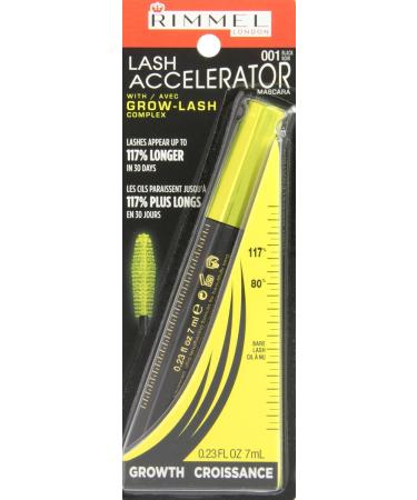 Rimmel Lash Accelerator Mascara Black 0.23 oz - Lengthening & Volumizing Formula - Buy Online on GoSupps.com