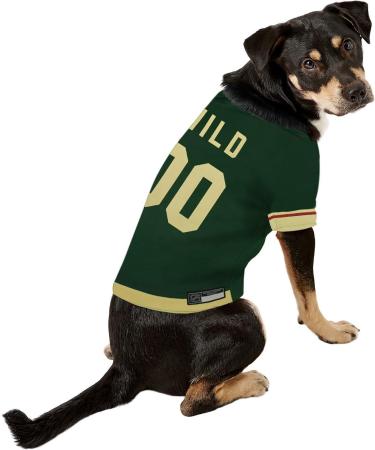 NHL Minnesota Wild Small Hockey Jersey for Dogs & Cats - Official Team Gear for Your Pet! - Buy Online on GoSupps.com