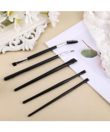 SAVITA 5pcs Makeup Brush Angled Brow Brush Eyeliner Brush Kit Eyeliner Brush Fine Angled Fine Angled Eyeliner Brush for Gel Liquid Eyelashes Eyebrows Eye Cosmetics - Buy Online on GoSupps.com
