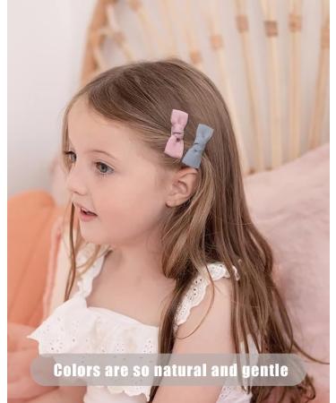 Jollybows 24 PCS Baby Hair Bow Clips - Mini Barrettes for Girls - Infant Fine Hair Accessories - Buy Online on GoSupps.com