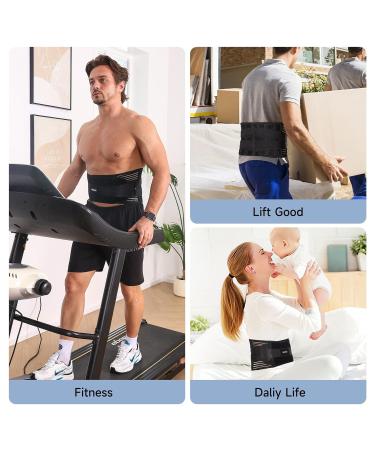 Buy Bynccea Back Support Belt for Men & Women - Relief from Back Pain Breathable Lumbar Support for Heavy Lifting XL Size for Herniated Disc Sciatica & Scoliosis - Buy Online on GoSupps.com
