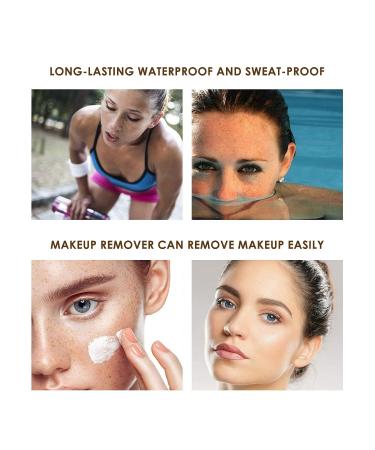 Sumeitang 2 Colors Liquid Freckle Pen - Natural Lifelike Face Fake Freckle Makeup - Waterproof Long Lasting Quick Dry Faux Freckles Pen - Light Brown & Dark Brown - Buy Online on GoSupps.com