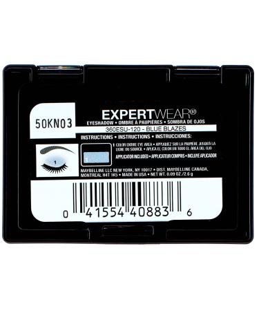 Maybelline Expert Wear Eyeshadow in Blue Blazes - 0.09 oz - Buy Online on GoSupps.com