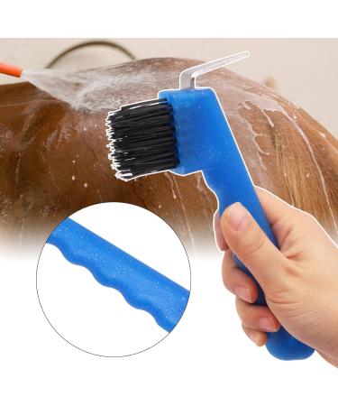 BREUAILY Horse Grooming Kit 10pcs Professional Horse Soft Massage Brush Kit Portable Horse Cleaning Tool Kit Horse Hair Brush Curry Comb Hoof Pick for Horse Cow Pony - Buy Online on GoSupps.com