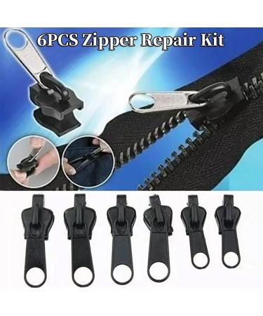 12PCS Black Fix Zipper Puller Replacement Kit for Coats, Jackets & Luggage - Buy Online on GoSupps.com