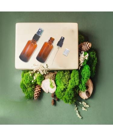 Suxnos 30ml Travel Atomizer Spray Bottle - Glass Perfume Bottles 15pcs Amber Brown Travel Size with Black Lid Portable Perfume Container - Buy Online on GoSupps.com