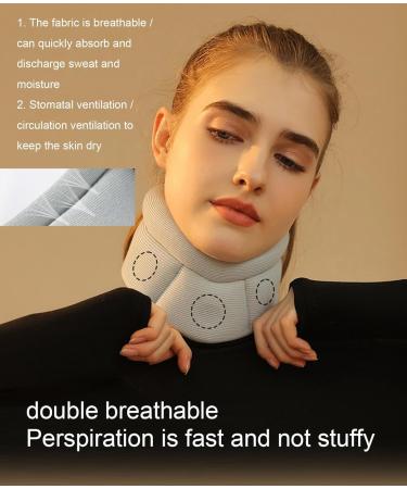VideCor Neck Support for Neck Pain Relief - Soft Foam Neck Collar for Men & Women | Stabilizing & Aligning Vertebrae - Ideal for Diapering - Large Size - Buy Online on GoSupps.com
