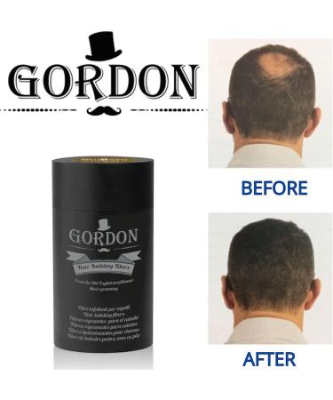 Gordon Fibres capillaires Fibres paississantes (22 g) + recharge de 25 g dans un sachet refermable couverture instantan e pour cheveux clairsem s (ch taignier fonc marron fonc ) - Buy Online on GoSupps.com
