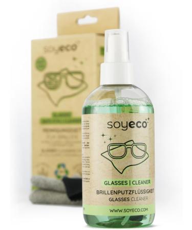 Soyeco 4-in-1 Glasses Cleaner Set | Anti-Fog Spray & Microfiber Cloths | Streak-Free Cleaning International Shipping Available - Buy Online on GoSupps.com
