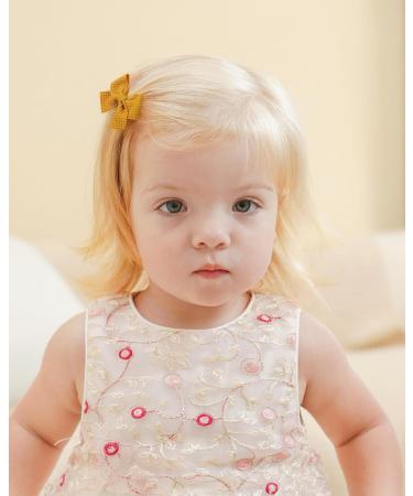 Jollybows 20-Piece Baby Girls Hair Clips & Loops - Colorful Hair Accessories for Kids & Teens (2 inches) - Buy Online on GoSupps.com