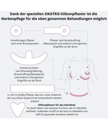 Sikatris Silicone Discs for Scars | 5cm x 30cm | Effective Scar Treatment | International Shipping Available - Buy Online on GoSupps.com