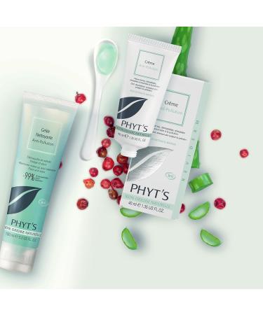 Phyts Anti-Pollution Cleansing Jelly - Facial Cleanser for Women - Removes Waterproof Makeup and Impurities - Nourishes Skin - 3.3 oz - Buy Online on GoSupps.com