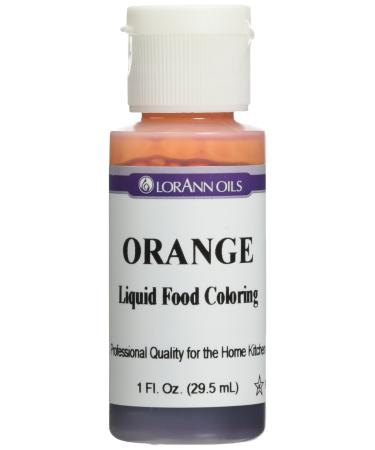 Lorann Oils Liquid Food Color 1oz-Orange