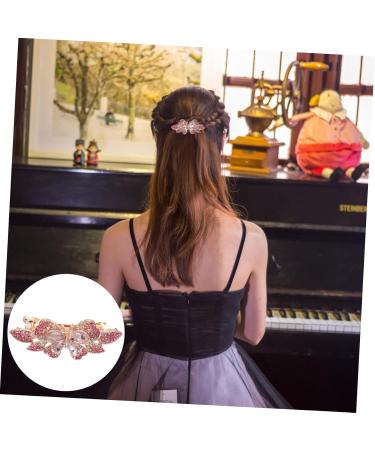 rhinestone hair clip boho hair barrettes ponytail holders barrettes gem hair barrettes spring clip barrettes automatic hair clips french hair barrettes bride vintage jewelry Metal 6.5x2.8x2cm As Shown - Buy Online on GoSupps.com