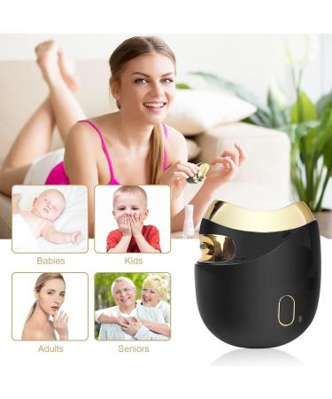 CAMOMACK Automatic Nail Clipper Electric Safe Nail Trimmer Manicure Thick Nails Cutter for The Adult Babies Finger Scissors Toe Pedicure Black - Buy Online on GoSupps.com