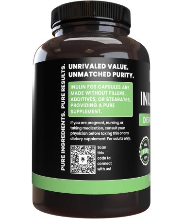 PURE ORIGINAL INGREDIENTS Inulin (365 Capsules) No Magnesium Or Rice Fillers Always Pure Lab Verified 365 Count (Pack of 1) - Buy Online on GoSupps.com