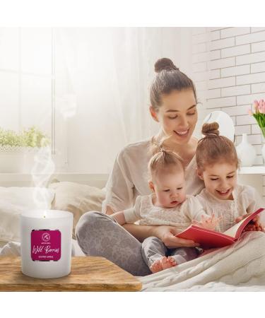 Wild Berries Scented Candle - Luxury Aromatherapy Soy Wax - 45 Hours Burn Time - Perfect Gift for Home - 200g - Buy Online on GoSupps.com