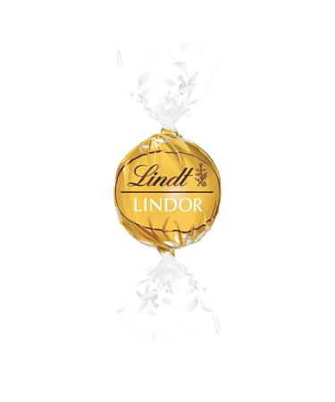 Buy Lindt Lindor White Chocolate Balls 600g (48 Pieces) - Premium Swiss Chocolate | International Shipping Available - Buy Online on GoSupps.com