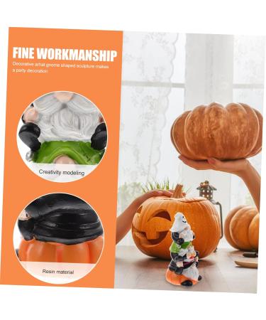 CIMAXIC Dwarf Statue Ornament Garden Gnomes Statues Decor for Halloween Prop for Halloween Gnome Decor Resin - Buy Online on GoSupps.com