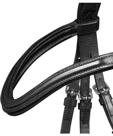 Buy WALDHAUSEN X-Line Standard Bridle Canc n - Black Stainless Steel for Warmblood - Full Size | International Shipping Available - Buy Online on GoSupps.com