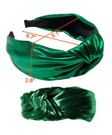 Glitter Knotted Headbands 4 Pack - Vintage Metallic Hair Bands for Women and Girls - Buy Online on GoSupps.com