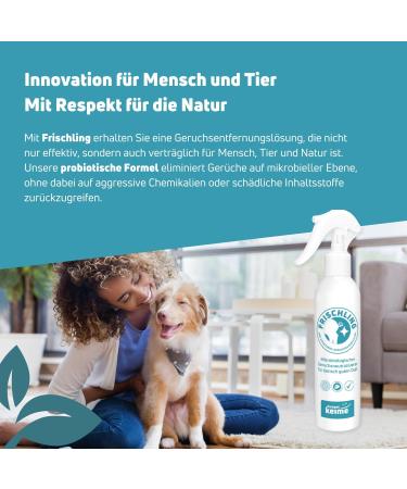 Freshling Odor Neutralizer Spray for Textiles & Rooms - Microbiological Animal Smell Remover for Dogs & Cats - Highly Concentrated Urine Odor Absorber - Buy Online on GoSupps.com
