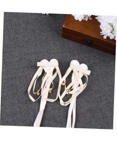 FRCOLOR 1 Pair Girl Hair Clips Barrettes for Girls Hair Clips for Kids Hair Clips for Girls Chinese Style Hairpin Hair Clip for Han Chinese Clothing Girls Hairpin Hanfu Girl Child Ribbon - Buy Online on GoSupps.com