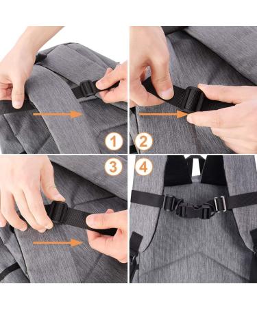 Lohill Adjustable Chest Strap for Backpack - Heavy Duty Nylon Shoulder Straps & Buckle for School Jogging & Hiking - Black | Shop Internationally! - Buy Online on GoSupps.com