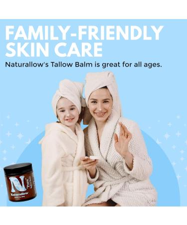Handmade Tallow Balm for Skin - Organic Vanilla Scented - Multi-Purpose Organic Tallow Balm For Dry Skin, Eczema, Rosacea, Sensitive Skin Vanilla 4 Ounce (Pack of 1) - Buy Online on GoSupps.com