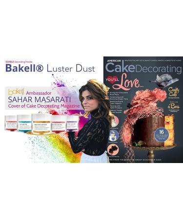 BAKELL Edible Luster Dust & Paint | Rose Gold LUSTER DUST Edible Powder | KOSHER Certified | Halal Certified Paint  Powder & Dust | 100% Edible & Food Grade| Cakes  Vegan Paint & Dust (Rose Gold) - Buy Online on GoSupps.com