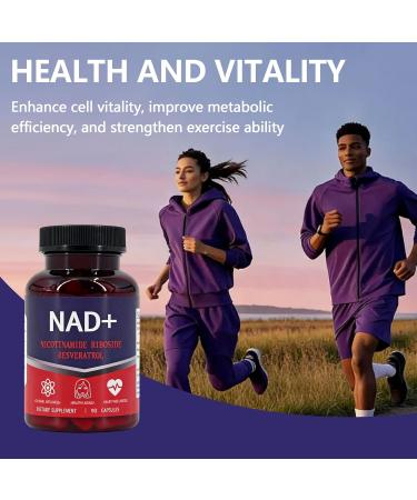 KEGECOL NAD Supplement 1500mg - Liposomal NAD+ Supplement with Resveratrol NAD Plus Boosting - Support Cellular Health Stamina & Healthy Aging - Ultra Strength Capsules - Buy Online on GoSupps.com