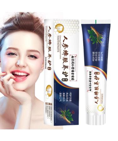 Teeth Whitening Toothpaste | Ginseng Propolis Toothpaste for Bad Breath, 100g White Toothpaste, Toothpaste for Loose Teeth Care, Cleaning in