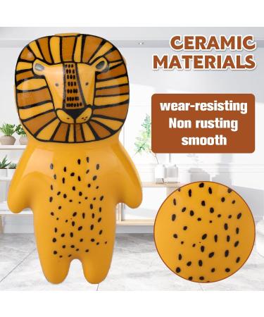 Yoyiag 4pcs Animal Ceramic Drawer Handles | Fun Furniture Buttons for Kids' Rooms & Kitchens - Unique Cabinet Knobs - Buy Online on GoSupps.com