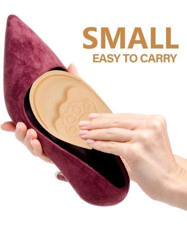 Thick Breathable Forefeet Pads | 2 Pairs Washable Cushions for Men & Women | Soft Heel Grips Foam for Boots & Casual Shoes - Buy Online on GoSupps.com