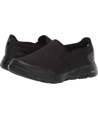 Skechers Men's Gowalk 5-Elastic Stretch Slip-on Loafer Sneaker 10.5 Black - Buy Online on GoSupps.com