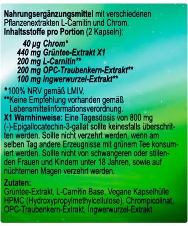 Trans4matix 5in1 Power Burner - Green Tea Extract OPC L-Carnitine & More - 60 Capsules for Weight Loss & Enhanced Energy - Buy Online on GoSupps.com