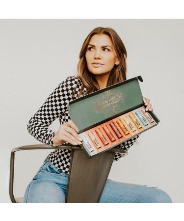 Poppy & Pout 10pk Gift Box | Natural Lip Balm in Sustainable Tubes - Handmade, Cruelty-Free with Beeswax, Vitamin E, Organic Coconut Oil | All Flavors Included - Buy Online on GoSupps.com